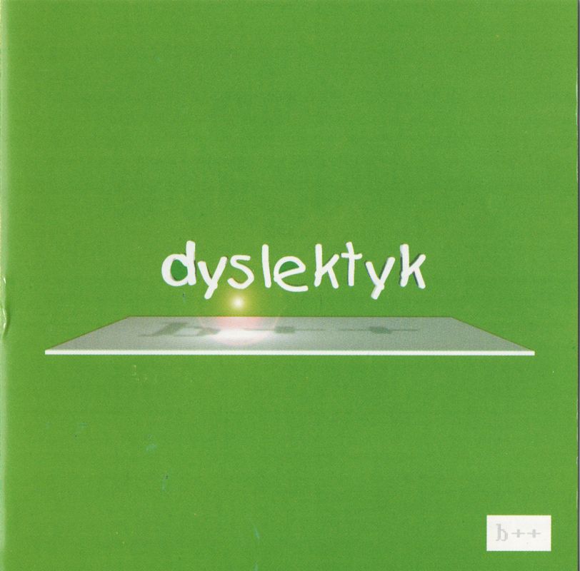 Manual for Dyslektyk (DOS): Front