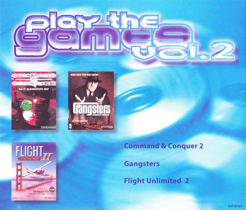 Other for Play the Games Vol. 2 (DOS and Windows): Jewel Case 2 - Front