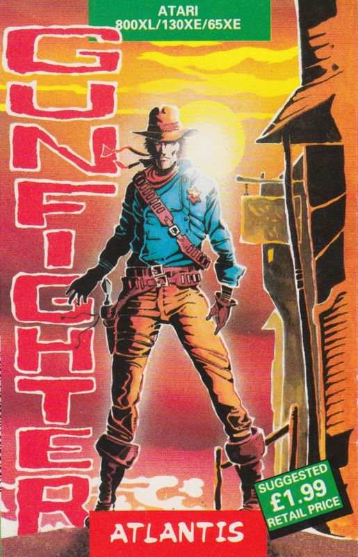 Front Cover for Gunfighter (Atari 8-bit)