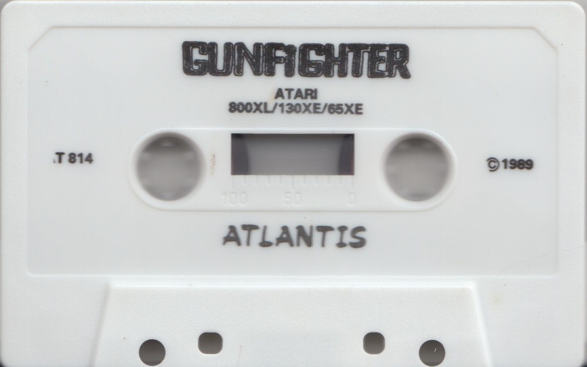 Media for Gunfighter (Atari 8-bit)