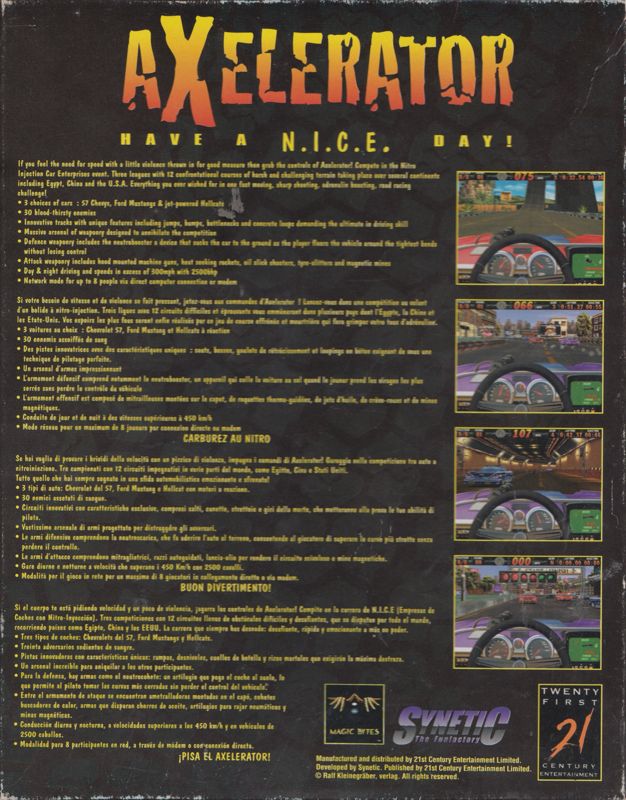 Back Cover for Have a N.I.C.E. day! (Windows)