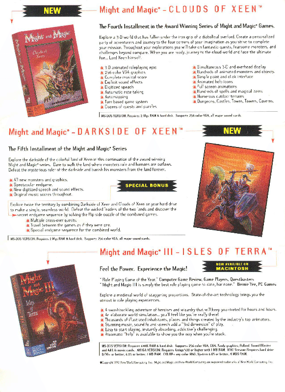 Advertisement for Empire Deluxe (DOS) (3.5" Floppy Disk release): NWC Product CATALOG - 1