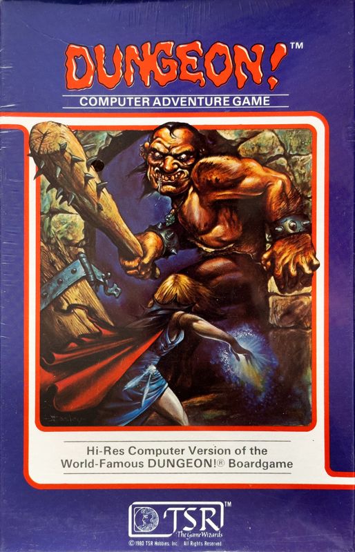 Front Cover for Dungeon! Computer Adventure Game (Apple II)
