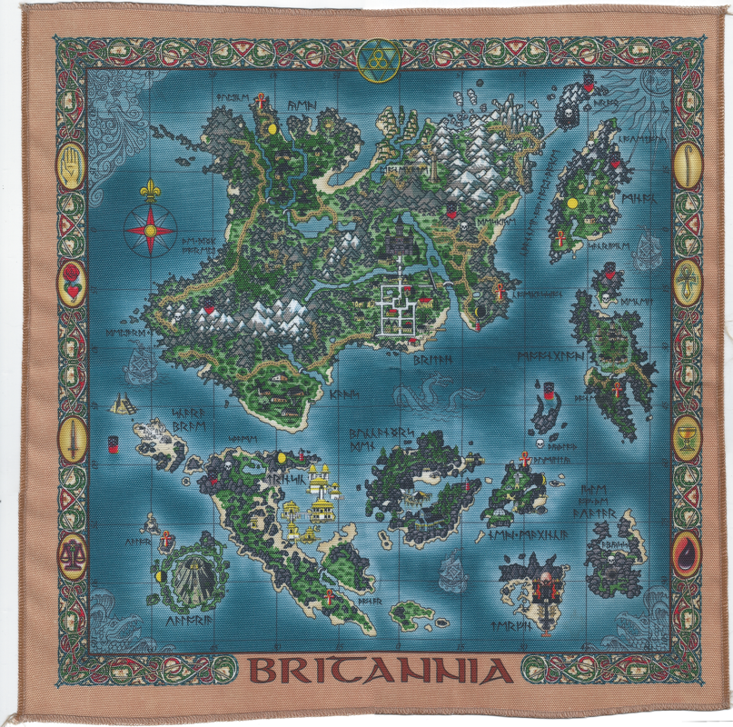 Map for Ultima: World Edition (Windows): Ultima IX: Ascension - Cloth Map
