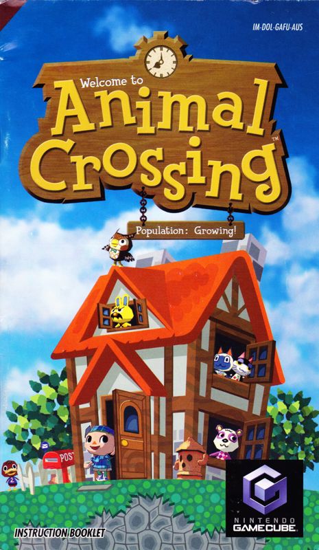 Manual for Animal Crossing (GameCube): Front