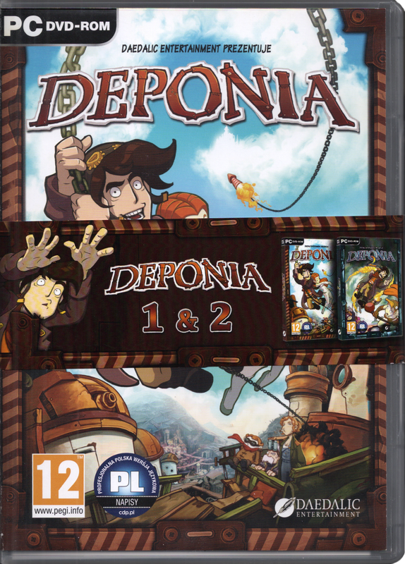 Front Cover for Deponia 1 & 2 (Windows): W/ Banderole