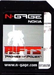 Media for Rifts: Promise of Power (N-Gage)