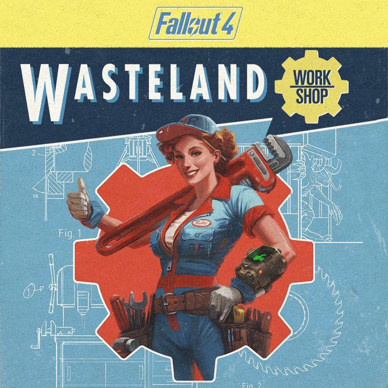 Front Cover for Fallout 4: Wasteland Workshop (PlayStation 4) (PSN release)