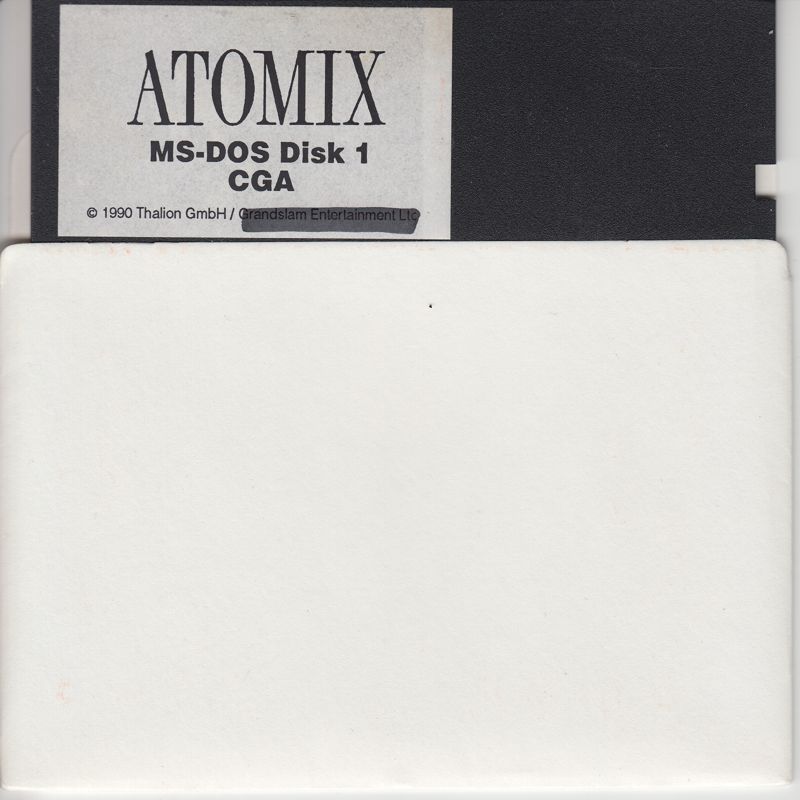 Media for Atomix (DOS) (5.25" Disk release): Disk 1 (CGA)