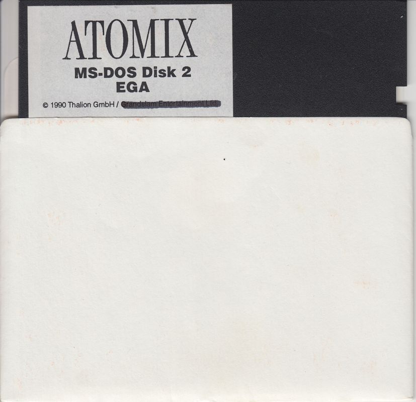 Media for Atomix (DOS) (5.25" Disk release): Disk 2 (EGA)
