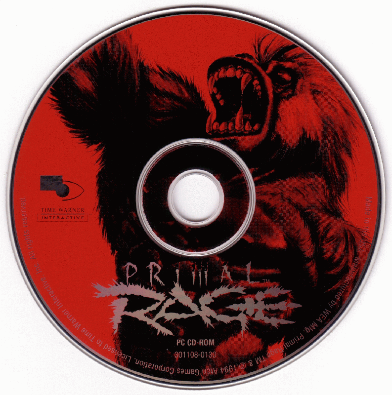 Media for Megapak 5 (DOS and Windows and Windows 3.x): Primal Rage