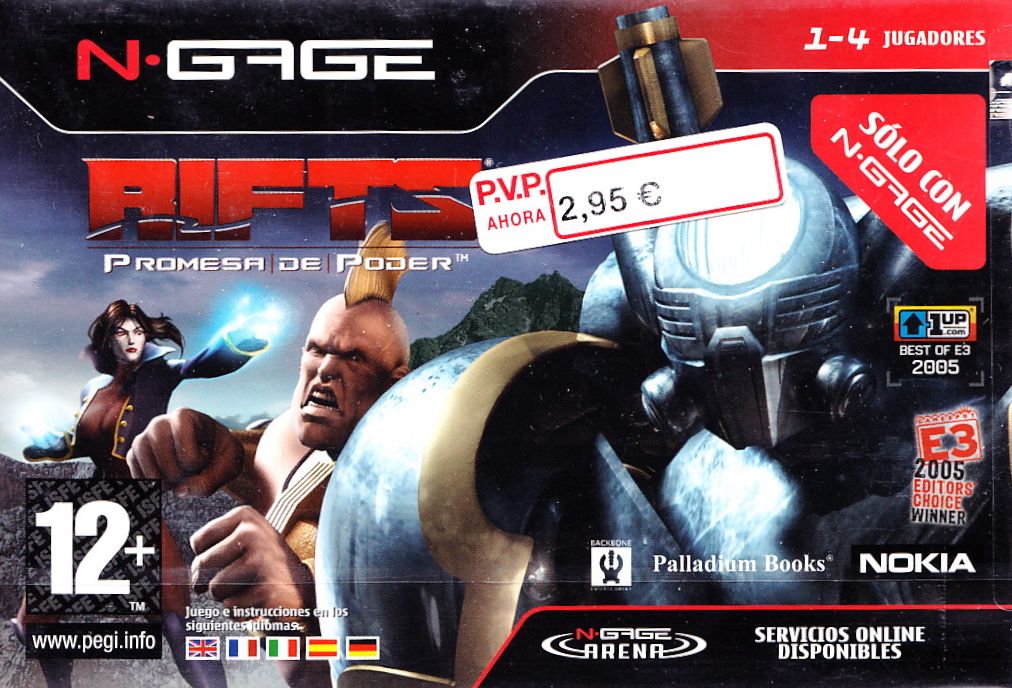 Front Cover for Rifts: Promise of Power (N-Gage)