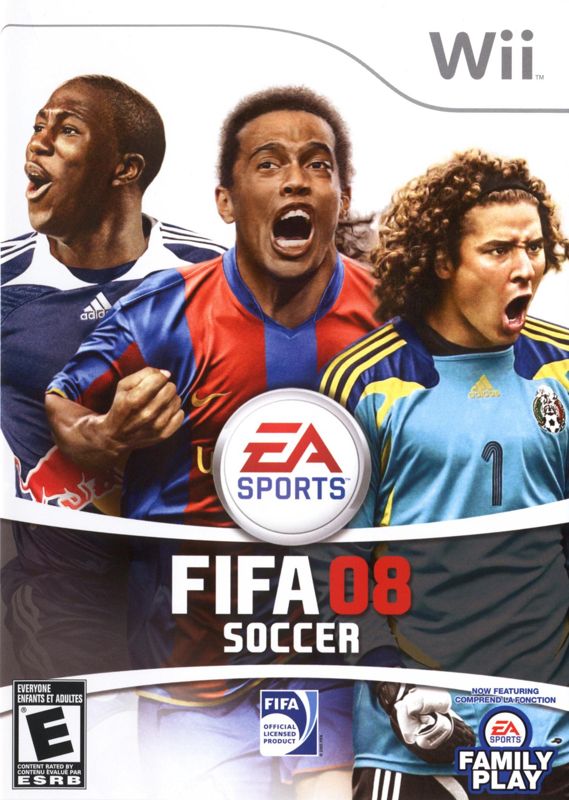 Front Cover for FIFA Soccer 08 (Wii)