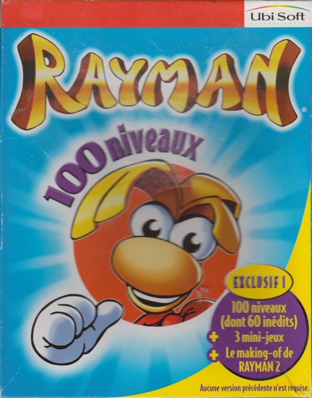 Front Cover for Rayman 100 Levels / 100 Niveaux (DOS and Windows)
