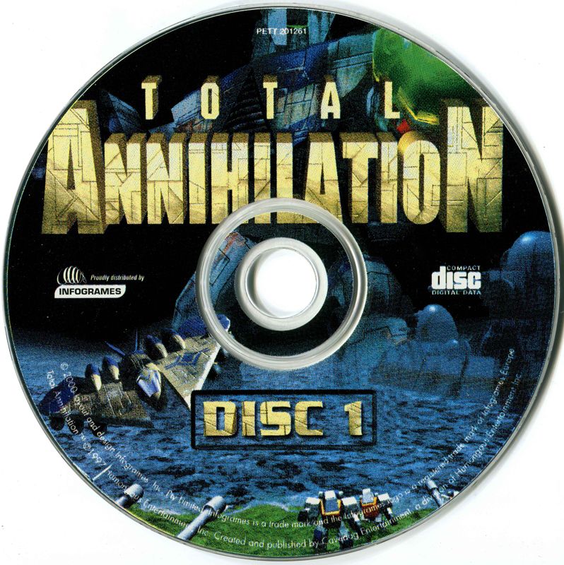 Media for Total Annihilation (Windows): Disc 1