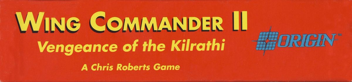 Spine/Sides for Wing Commander II: Vengeance of the Kilrathi (DOS) (5.25" Disk release): Bottom