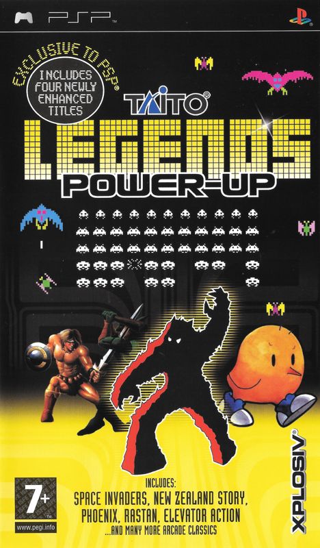 Front Cover for Taito Legends: Power-Up (PSP)