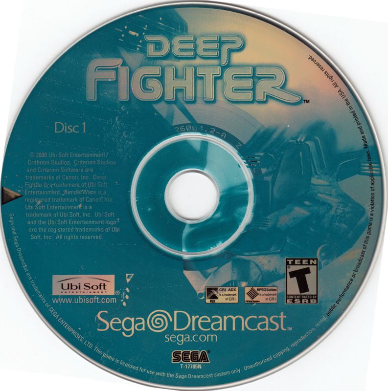 Media for Deep Fighter (Dreamcast): Disc 1