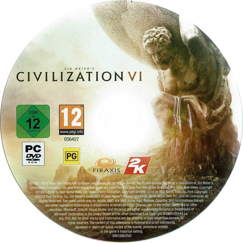 Media for Sid Meier's Civilization VI (Day One Edition) (Windows)