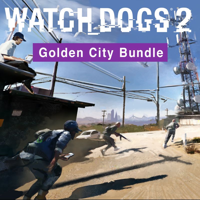 Front Cover for Watch_Dogs 2: Golden City Bundle (PlayStation 4) (download release)