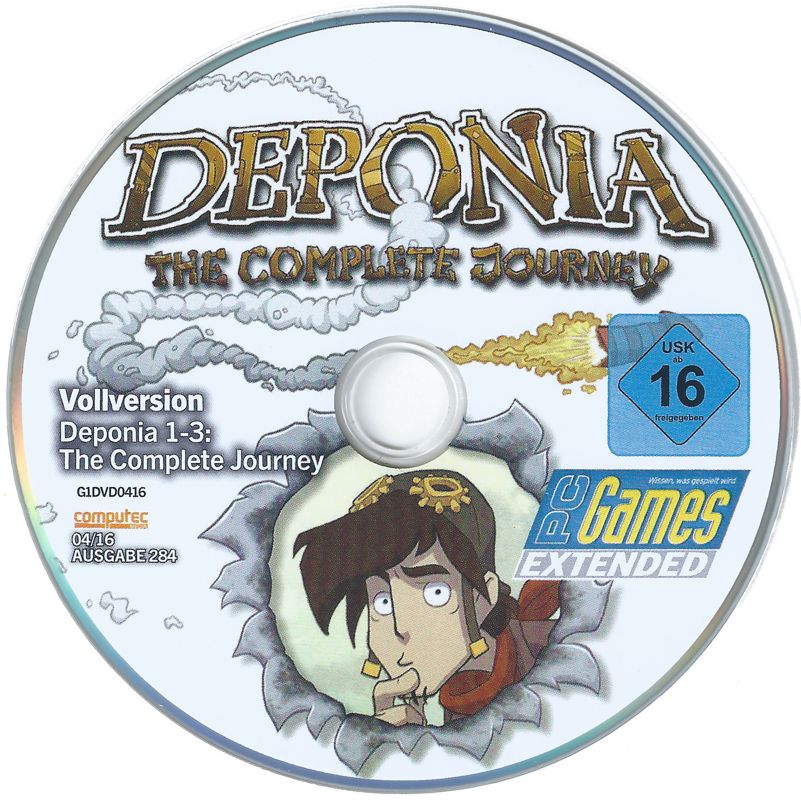 Media for Deponia: The Complete Journey (Windows) (PC Games 04/2016 covermount)