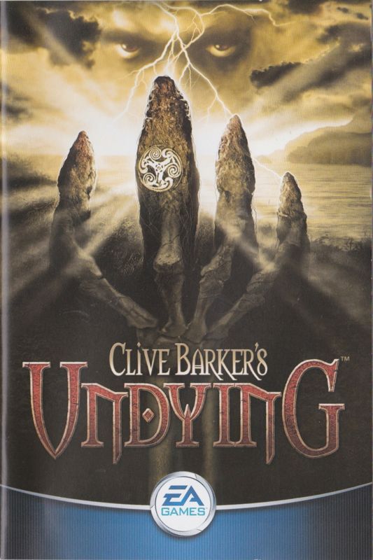 Manual for Clive Barker's Undying (Windows): Front