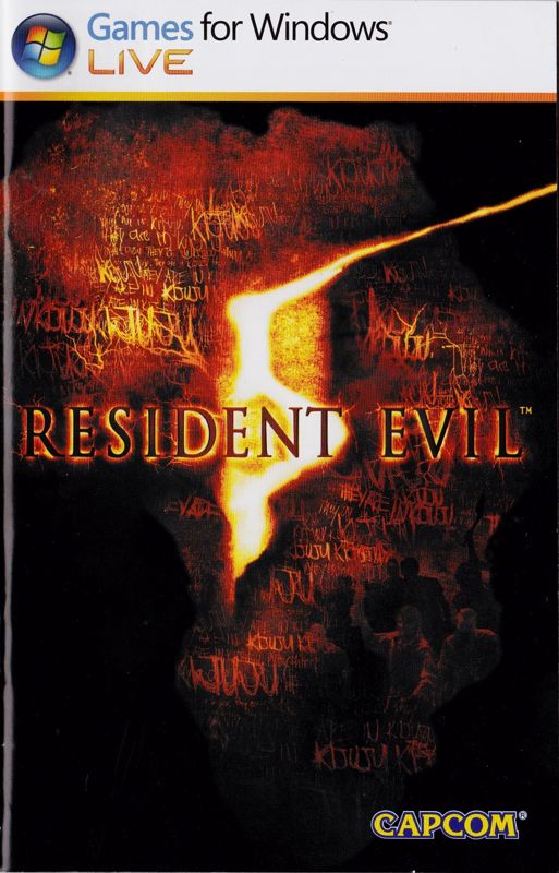 Manual for Resident Evil 5 (Windows): Front