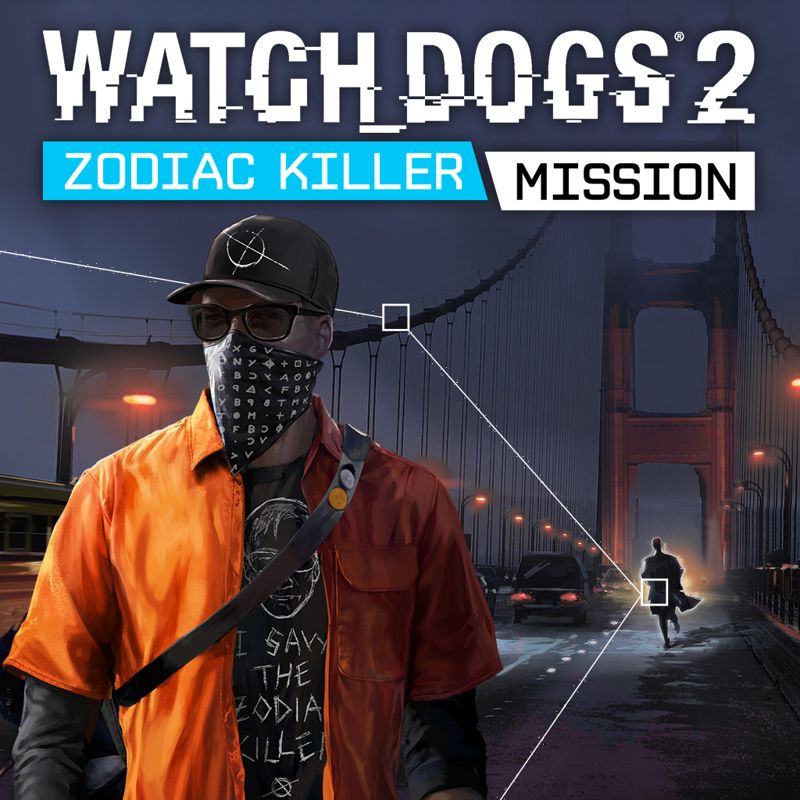 Front Cover for Watch_Dogs 2: Zodiac Killer Mission (PlayStation 4) (download release)