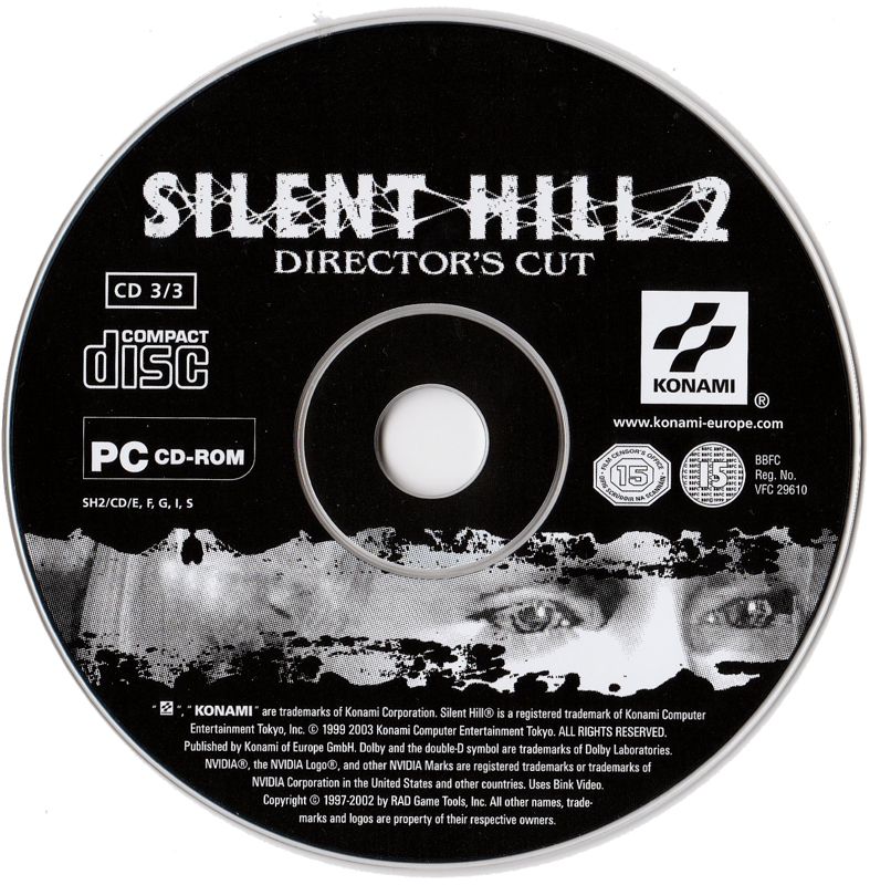 Media for Silent Hill 2: Restless Dreams (Windows): Disc 3