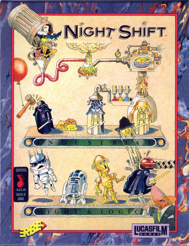 Front Cover for Night Shift (DOS) (3,5" floppy)