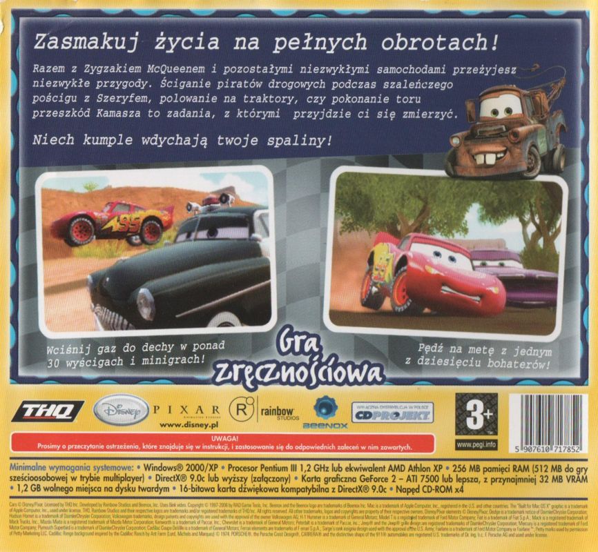 Disney•Pixar Cars 2 cover or packaging material - MobyGames