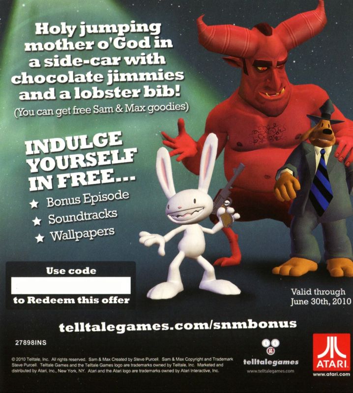 Other for Sam & Max: Season Two (Windows): DLC Code