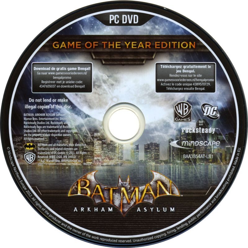 Media for Batman: Arkham Asylum - Game of the Year Edition (Windows)