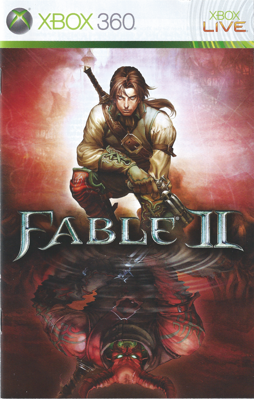 Manual for Fable II: Platinum Hits (Xbox 360) (Classics release): Front