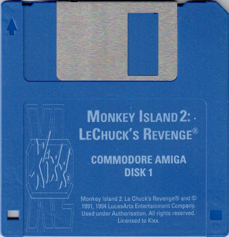 Media for Monkey Island 2: LeChuck's Revenge (Amiga) (Kixx XL re-release)