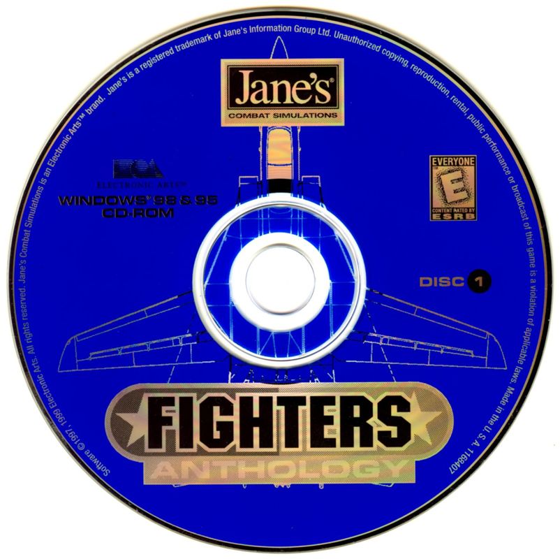 Media for Jane's Combat Simulations: Fighters - Anthology (Windows): Disc 1