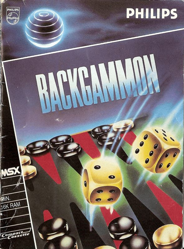 Front Cover for Backgammon (MSX)