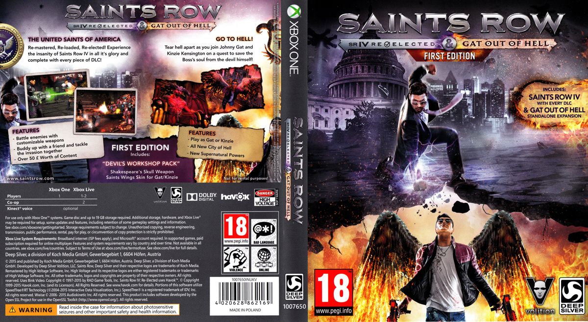 Saints Row: Gat Out of Hell - Xbox 360, Xbox 360