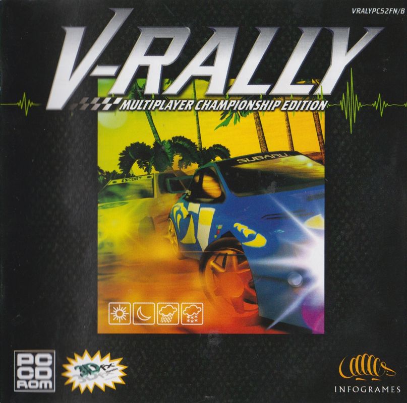 Other for V-Rally: Edition 99 (Windows) (Re-release): Jewel Case - Front