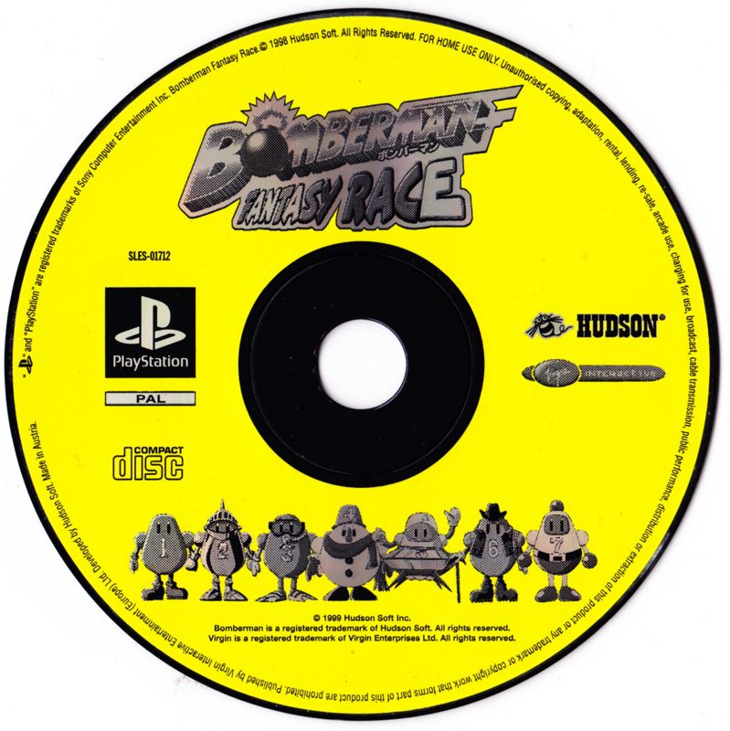 Media for Bomberman Fantasy Race (PlayStation) (The White Label budget release)