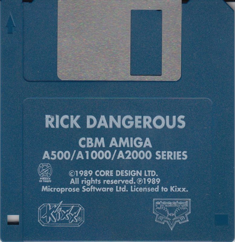 Media for Rick Dangerous (Amiga) (Kixx release)
