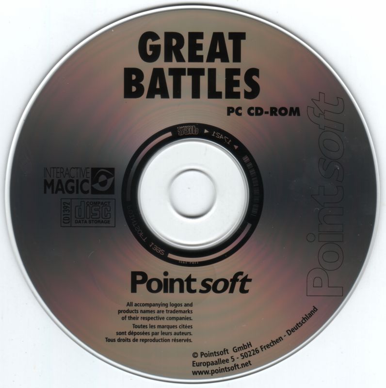 The Great Battles Collector's Edition cover or packaging material MobyGames