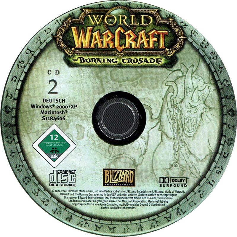 Media for World of WarCraft: The Burning Crusade (Macintosh and Windows) (re-release): Disc 2