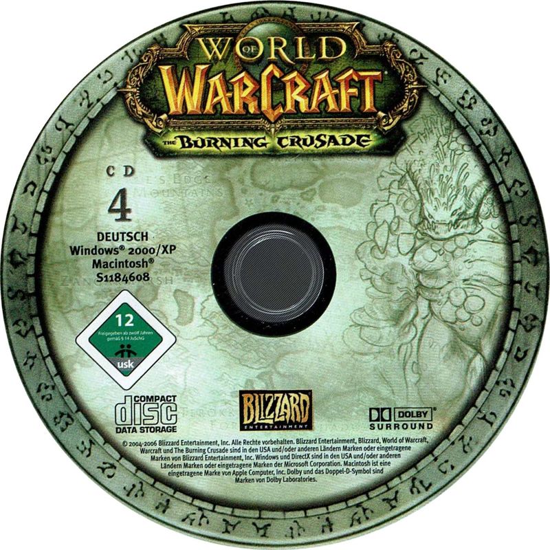 Media for World of WarCraft: The Burning Crusade (Macintosh and Windows) (re-release): Disc 4