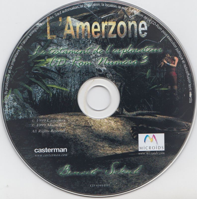 Media for Amerzone: The Explorer's Legacy (Windows) (Alternate cover): Disc 3