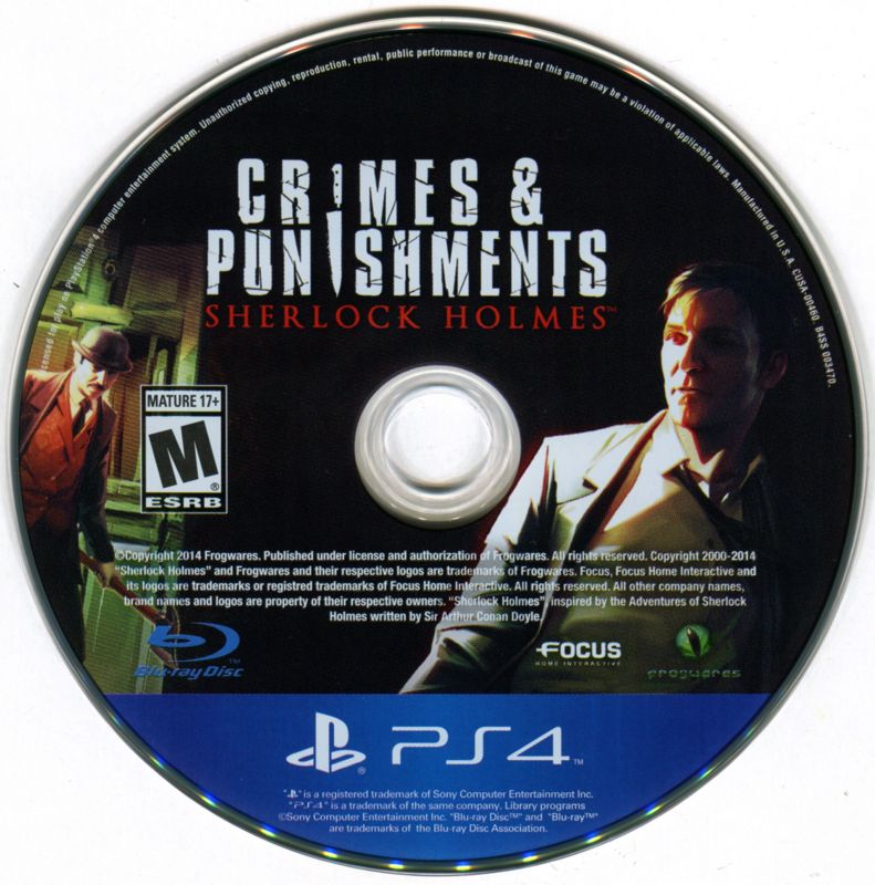 Media for Crimes & Punishments: Sherlock Holmes (PlayStation 4)