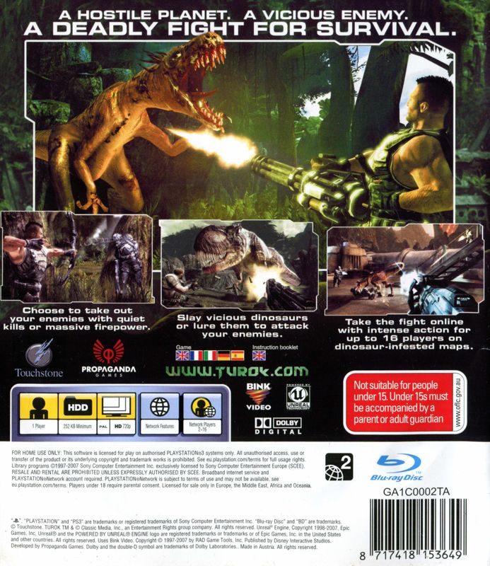 Turok Cover Or Packaging Material - MobyGames