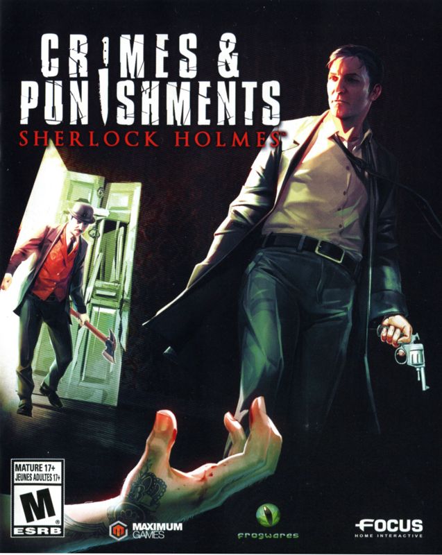 Manual for Crimes & Punishments: Sherlock Holmes (PlayStation 4): Front