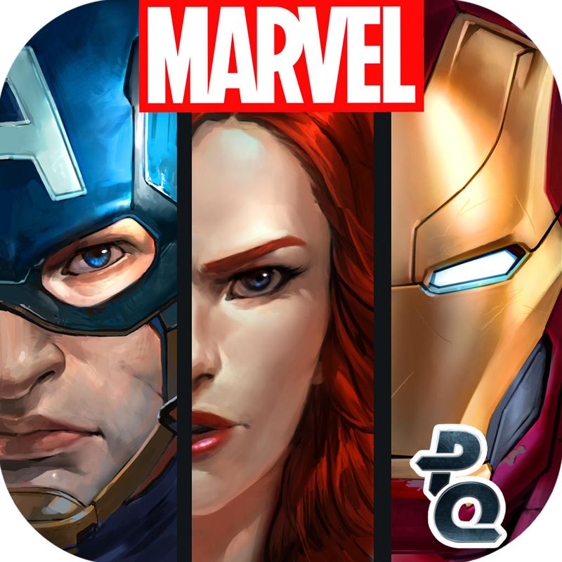 Front Cover for Marvel Puzzle Quest (iPad and iPhone): R99 release (Captain America: Civil War)