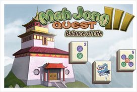 Front Cover for Mah Jong Quest III: Balance of Life (Windows) (Shockwave.com release)